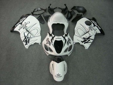 Carena Moto Suzuki GSXR 1300 Hayabusa 1996-2007 - Bianco Nero Corona Fabbrica