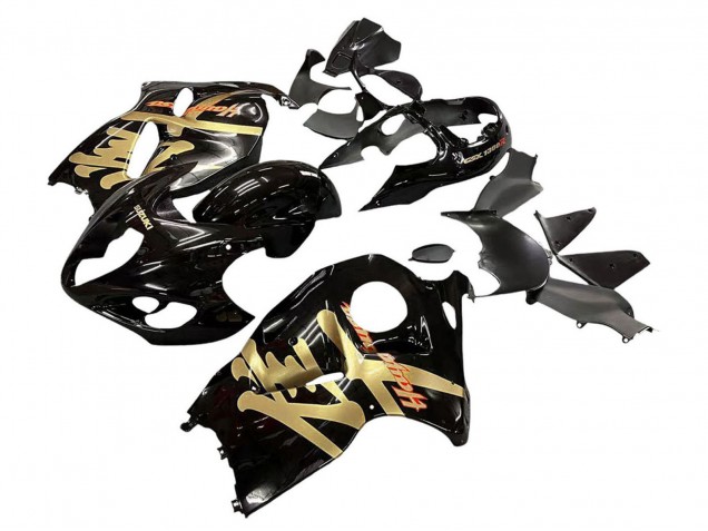Carena Moto Suzuki GSXR 1300 Hayabusa 1996-2007 - Nero Lucido Oro Hayabusa