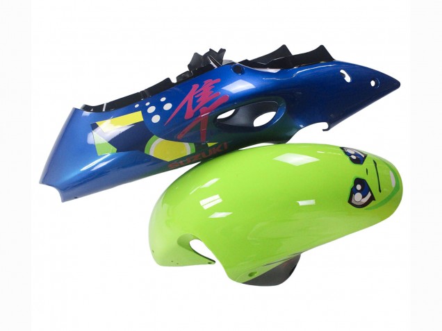 Carena Moto Suzuki GSXR 1300 Hayabusa 1996-2007 - Blu Verde Squalo 46
