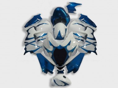 Carena Moto Suzuki GSXR 1300 Hayabusa 1996-2007 - Bianco Blu Scuro Fabbrica