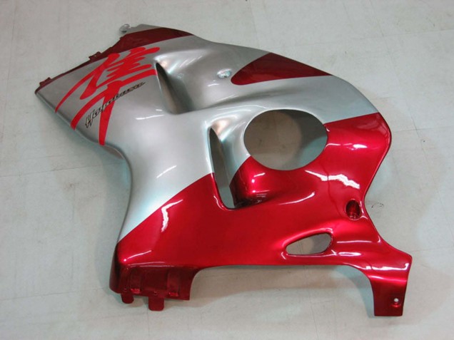 Carena Moto Suzuki GSXR 1300 Hayabusa 1996-2007 - Argento Rosso Hayabusa