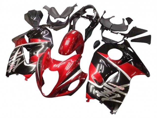 Carena Moto Suzuki GSXR 1300 Hayabusa 1996-2007 - Rosso Nero Lucido Hayabusa