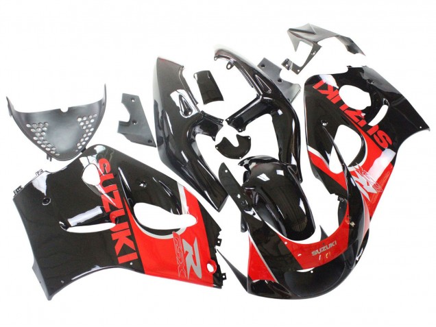 Carena Moto Suzuki GSXR 600 / GSXR 750 1996-2000 - Nero Rosso
