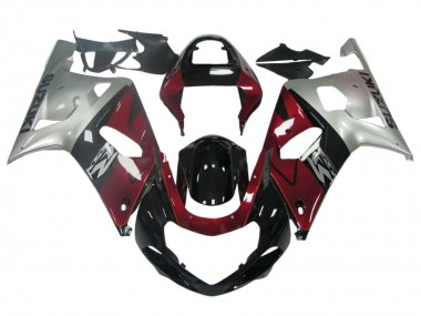 Carena Moto Suzuki GSXR 600 / GSXR 750 1996-2000 - Blu Scuro Bianco Fabbrica