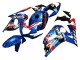 Carena Moto Suzuki GSXR 600 / GSXR 750 2001-2003 - Blu Rosso Corsa