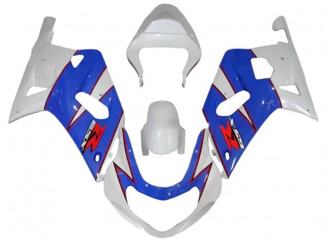 Carena Moto Suzuki GSXR 600 / GSXR 750 2001-2003 - Bianco Blu Rosso