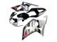 Carena Moto Suzuki GSXR 600 / GSXR 750 2001-2003 - Argento Nero Lucido Rosso