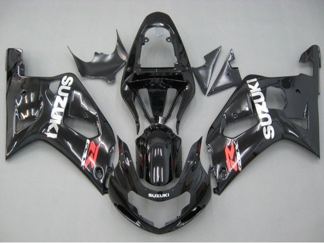 Carena Moto Suzuki GSXR 600 / GSXR 750 2001-2003 - Nero Lucido Rosso Bianco