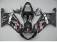 Carena Moto Suzuki GSXR 600 / GSXR 750 2001-2003 - Nero Lucido Rosso Bianco