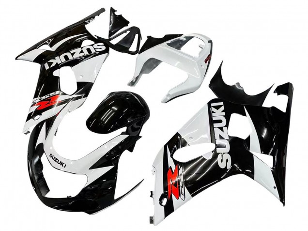 Carena Moto Suzuki GSXR 600 / GSXR 750 2001-2003 - Bianco Nero Lucido Rosso