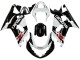 Carena Moto Suzuki GSXR 600 / GSXR 750 2001-2003 - Bianco Nero Lucido Rosso