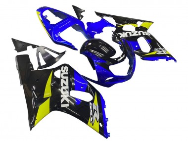 Carena Moto Suzuki GSXR 600 / GSXR 750 2001-2003 - Blu Giallo Nero Lucido Fabbrica