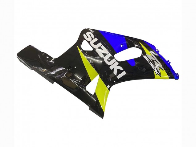 Carena Moto Suzuki GSXR 600 / GSXR 750 2001-2003 - Blu Giallo Nero Lucido