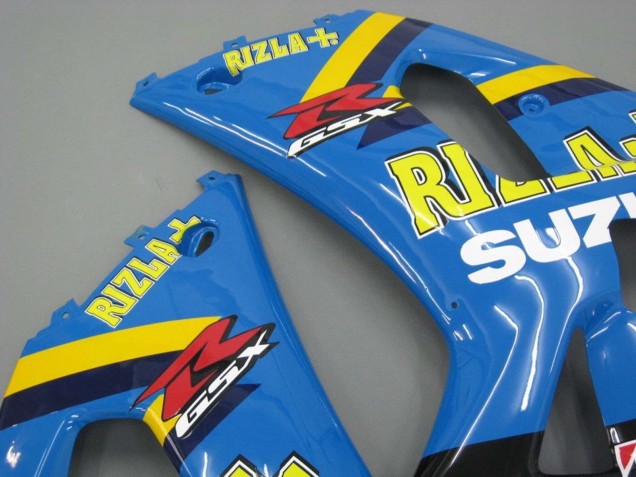 Carena Moto Suzuki GSXR 600 / GSXR 750 2001-2003 - Blu Giallo Nero Motul Rizla