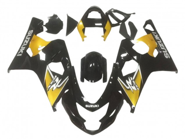 Carena Moto Suzuki GSXR 600 / GSXR 750 2001-2003 - Giallo Nero Lucido