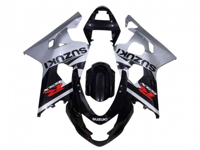 Carena Moto Suzuki GSXR 600 / GSXR 750 2001-2003 - Argento Nero Lucido Rosso
