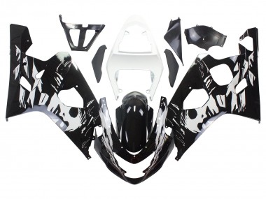 Carena Moto Suzuki GSXR 600 / GSXR 750 2004-2005 - Bianco Nero Fabbrica