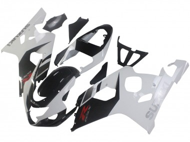 Carena Moto Suzuki GSXR 600 / GSXR 750 2004-2005 - Bianco Nero Rosso Fabbrica