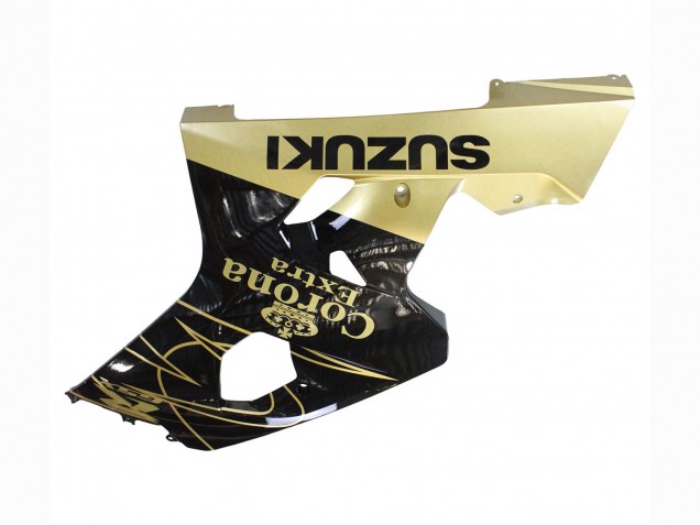 Carena Moto Suzuki GSXR 600 / GSXR 750 2004-2005 - Nero Lucido Oro Corona
