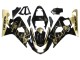 Carena Moto Suzuki GSXR 600 / GSXR 750 2004-2005 - Nero Lucido Oro Corona