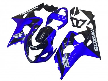 Carena Moto Suzuki GSXR 600 / GSXR 750 2004-2005 - Blu Nero Bianco Decal Fabbrica
