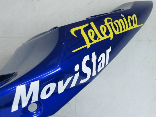 Carene Moto Suzuki GSXR 600 / GSXR 750 2004-2005 - Blu Bianco Giallo Verde Telefonica Motul MoviStar