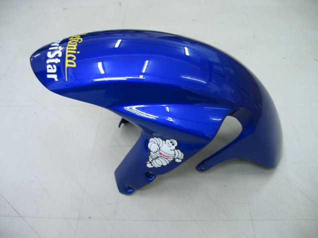 Carene Moto Suzuki GSXR 600 / GSXR 750 2004-2005 - Blu Bianco Giallo Verde Telefonica Motul MoviStar
