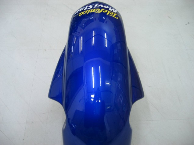 Carene Moto Suzuki GSXR 600 / GSXR 750 2004-2005 - Blu Bianco Giallo Verde Telefonica Motul MoviStar