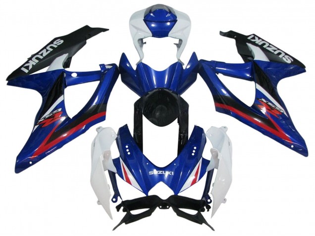 Carena Moto Suzuki GSXR 600 / GSXR 750 2006-2007 - Bianco Blu Rosso Nero