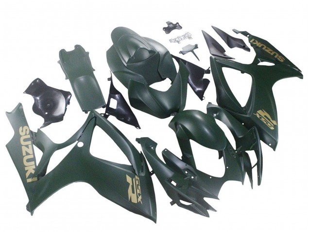 Carena Moto Suzuki GSXR 600 / GSXR 750 2006-2007 - Verde Militare Opaco