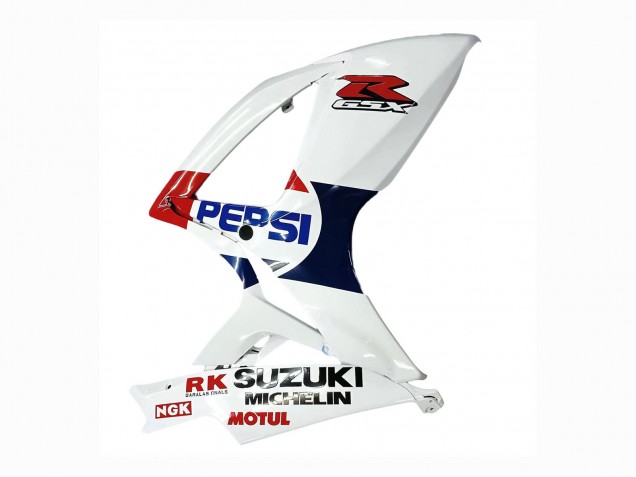 Carena Moto Suzuki GSXR 600 / GSXR 750 2006-2007 - Bianco Rosso Giallo Motul