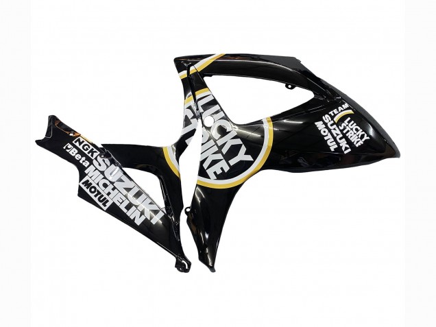 Carena Moto Suzuki GSXR 600 / GSXR 750 2006-2007 - Nero Lucido Bianco Motul Lucky Strike