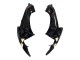 Carena Moto Suzuki GSXR 600 / GSXR 750 2006-2007 - Nero Lucido Bianco Motul Lucky Strike
