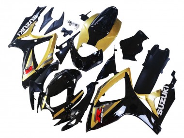 Carena Moto Suzuki GSXR 600 / GSXR 750 2006-2007 - Oro Nero Lucido Rosso Fabbrica