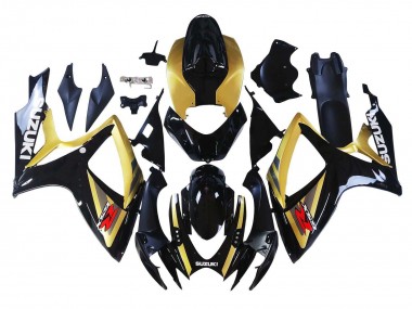 Carena Moto Suzuki GSXR 600 / GSXR 750 2006-2007 - Oro Nero Lucido Rosso Fabbrica