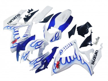 Carena Moto Suzuki GSXR 600 / GSXR 750 2006-2007 - Bianco Blu Fiamma Fabbrica