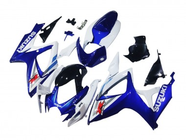 Carena Moto Suzuki GSXR 600 / GSXR 750 2006-2007 - Bianco Blu Nero Lucido Rosso Fabbrica