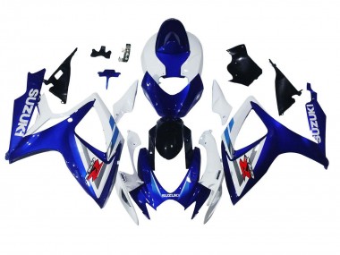 Carena Moto Suzuki GSXR 600 / GSXR 750 2006-2007 - Bianco Blu Nero Lucido Rosso Fabbrica