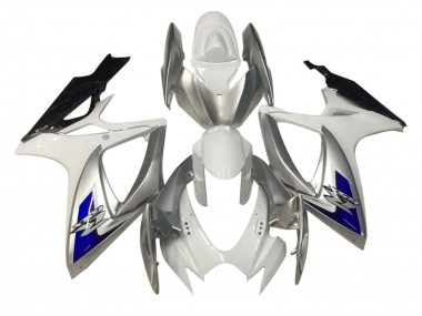Carena Moto Suzuki GSXR 600 / GSXR 750 2006-2007 - Bianco Argento Blu Nero Fabbrica