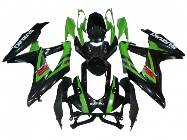 Carena Moto Suzuki GSXR 600 / GSXR 750 2008-2010 - Verde Nero Lucido