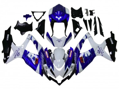 Carena Moto Suzuki GSXR 600 / GSXR 750 2008-2010 - Bianco Blu Nero Opaco Rosso Motul Fabbrica