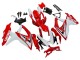 Carena Moto Suzuki GSXR 600 / GSXR 750 2008-2010 - Bianco Rosso Nero
