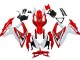 Carena Moto Suzuki GSXR 600 / GSXR 750 2008-2010 - Bianco Rosso Nero