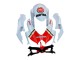 Carena Moto Suzuki GSXR 600 / GSXR 750 2008-2010 - Bianco Rosso Motul Lucky Strike