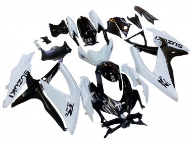 Carena Moto Suzuki GSXR 600 / GSXR 750 2008-2010 - Bianco Nero Fabbrica