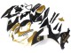Carena Moto Suzuki GSXR 600 / GSXR 750 2008-2010 - Nero Opaco Bianco Oro