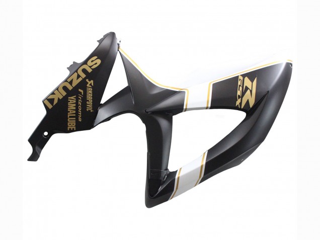 Carena Moto Suzuki GSXR 600 / GSXR 750 2008-2010 - Nero Opaco Bianco Oro
