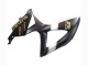 Carena Moto Suzuki GSXR 600 / GSXR 750 2008-2010 - Nero Opaco Bianco Oro
