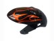 Carena Moto Suzuki GSXR 600 / GSXR 750 2008-2010 - Nero Lucido Arancia Fiamma