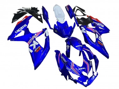 Carena Moto Suzuki GSXR 600 / GSXR 750 2008-2010 - Bianco Blu Rosa Ecstar Motul Fabbrica